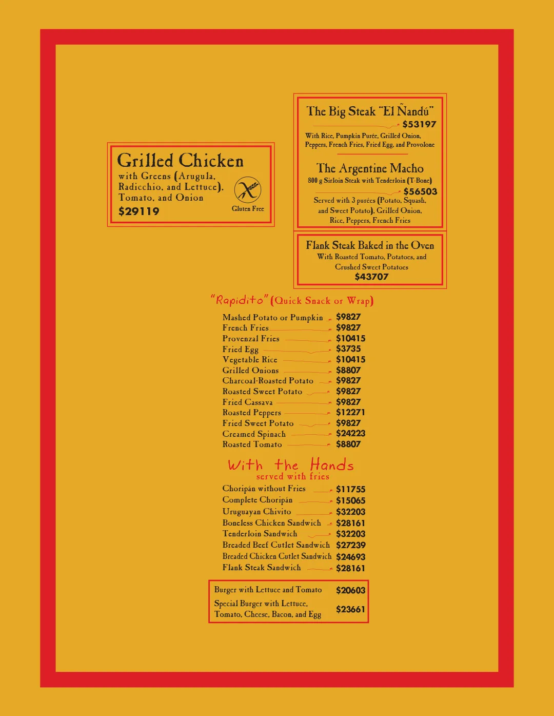Menu — Page 5