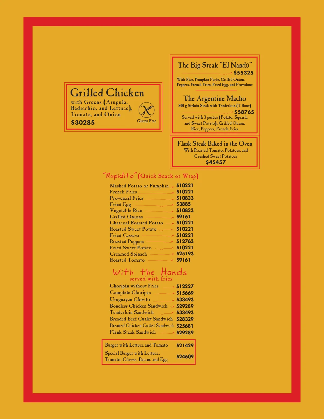 Menu — Page 5