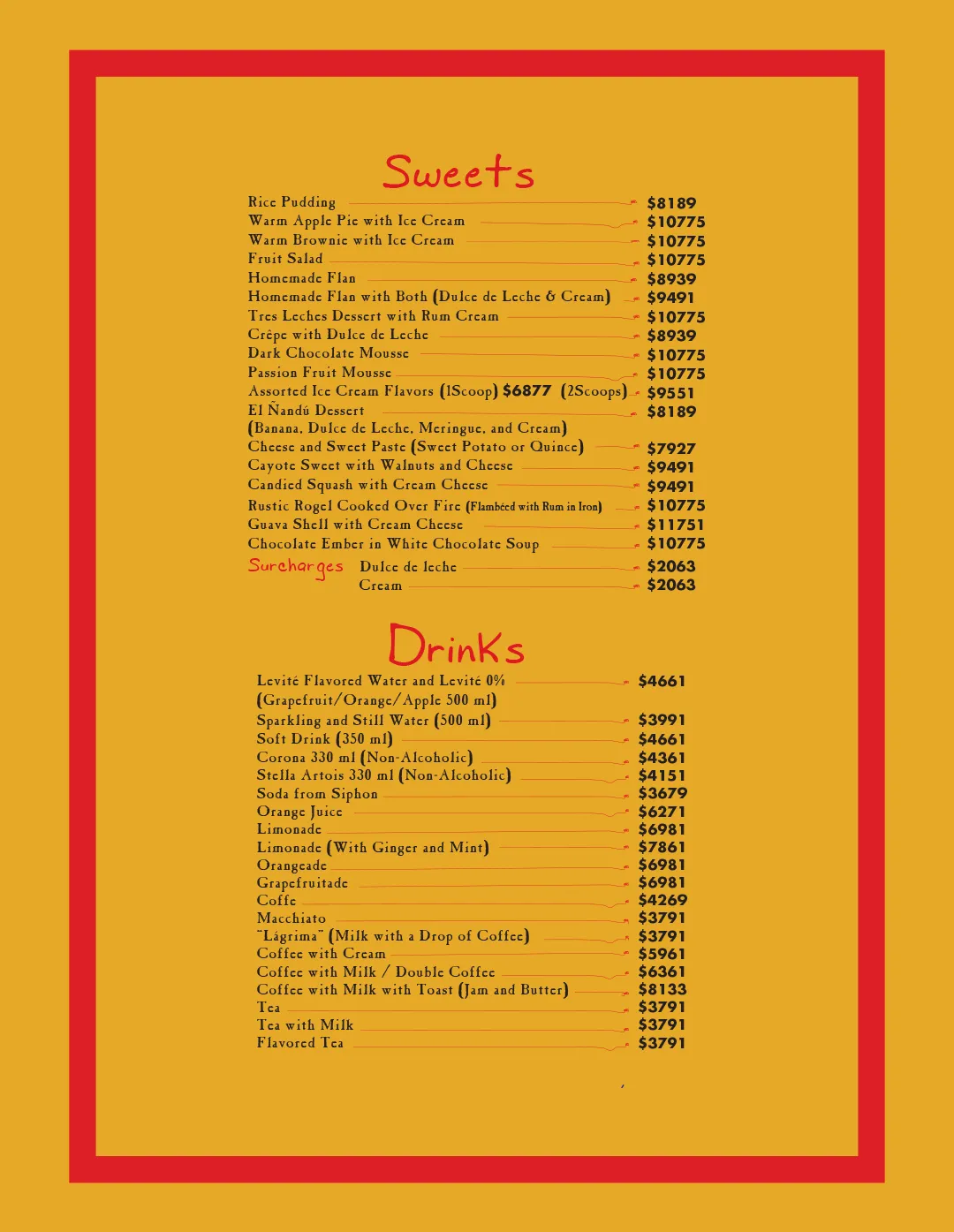 Menu — Page 6