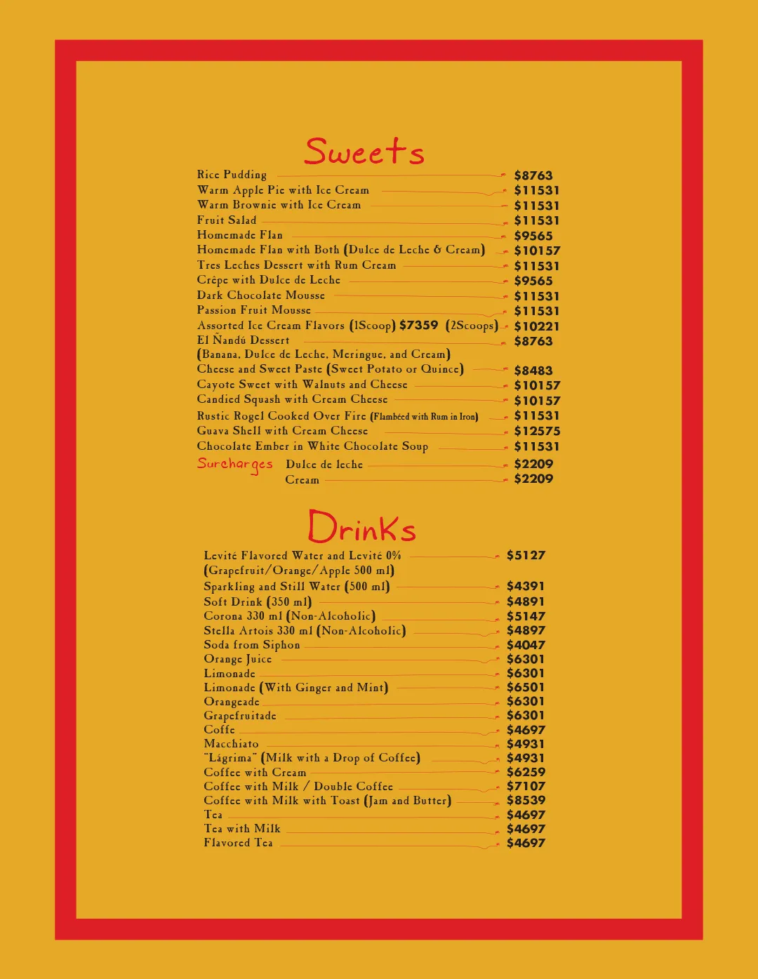 Menu — Page 6