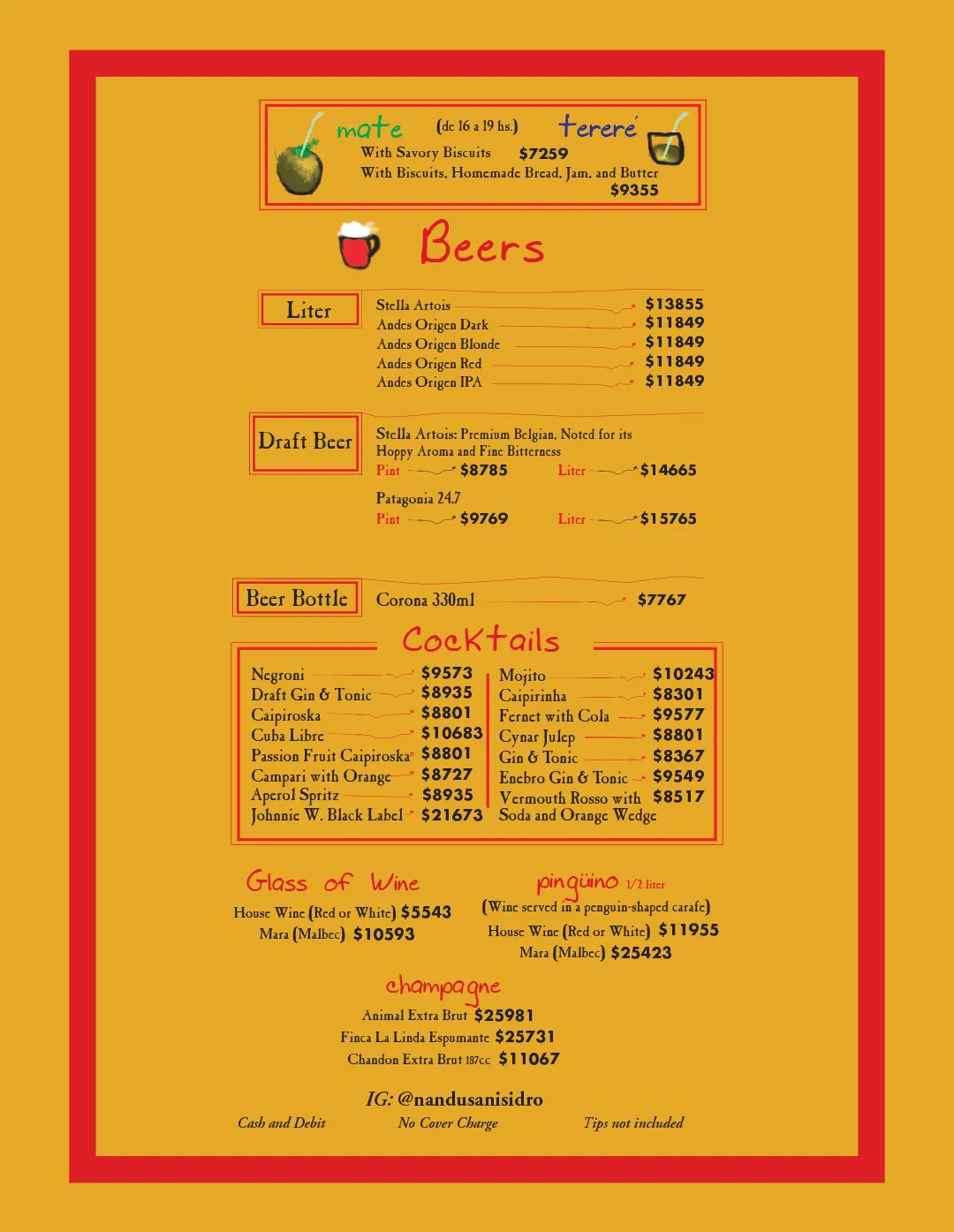 Menu — Page 8